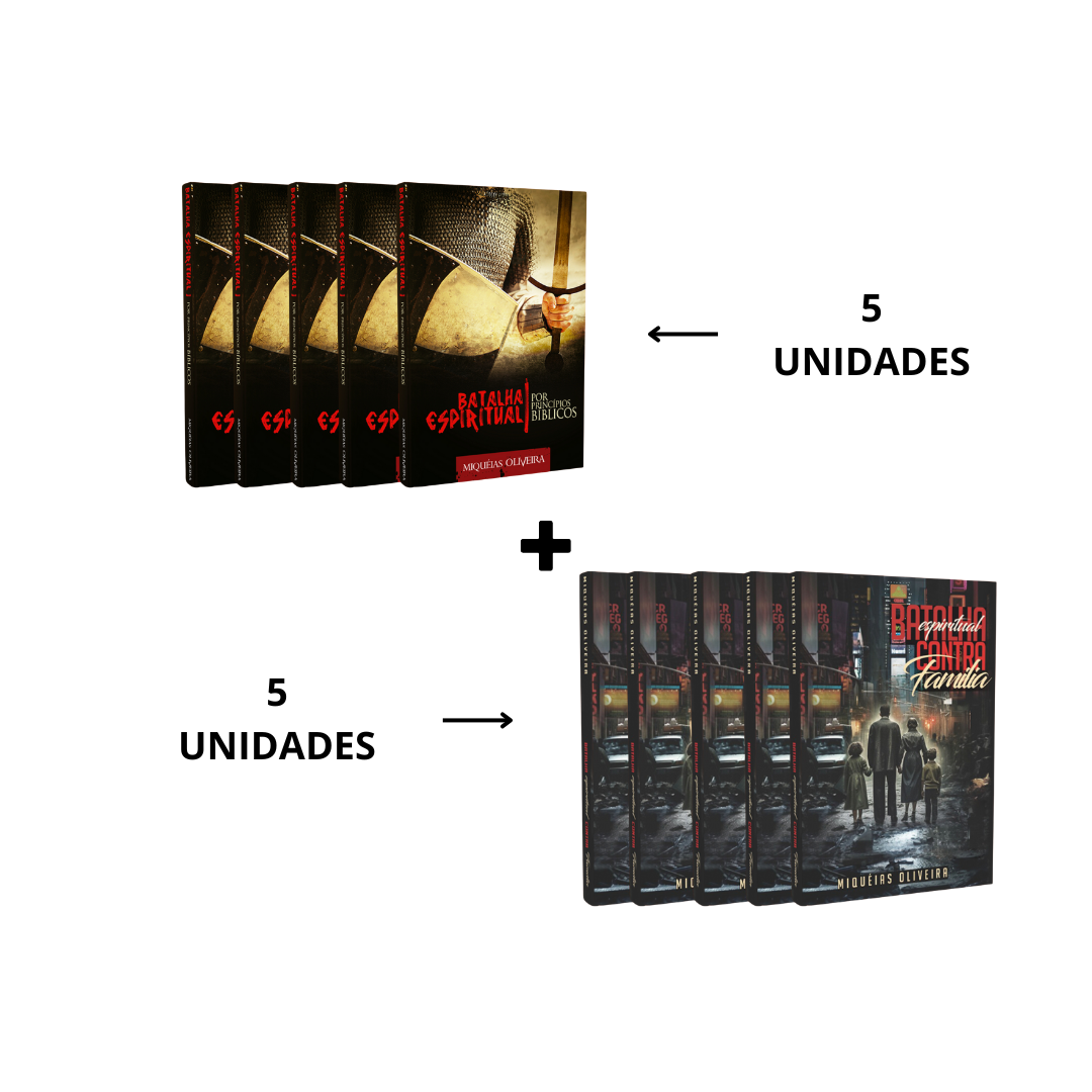 Combo 10 Livros - Miquéias Oliveira