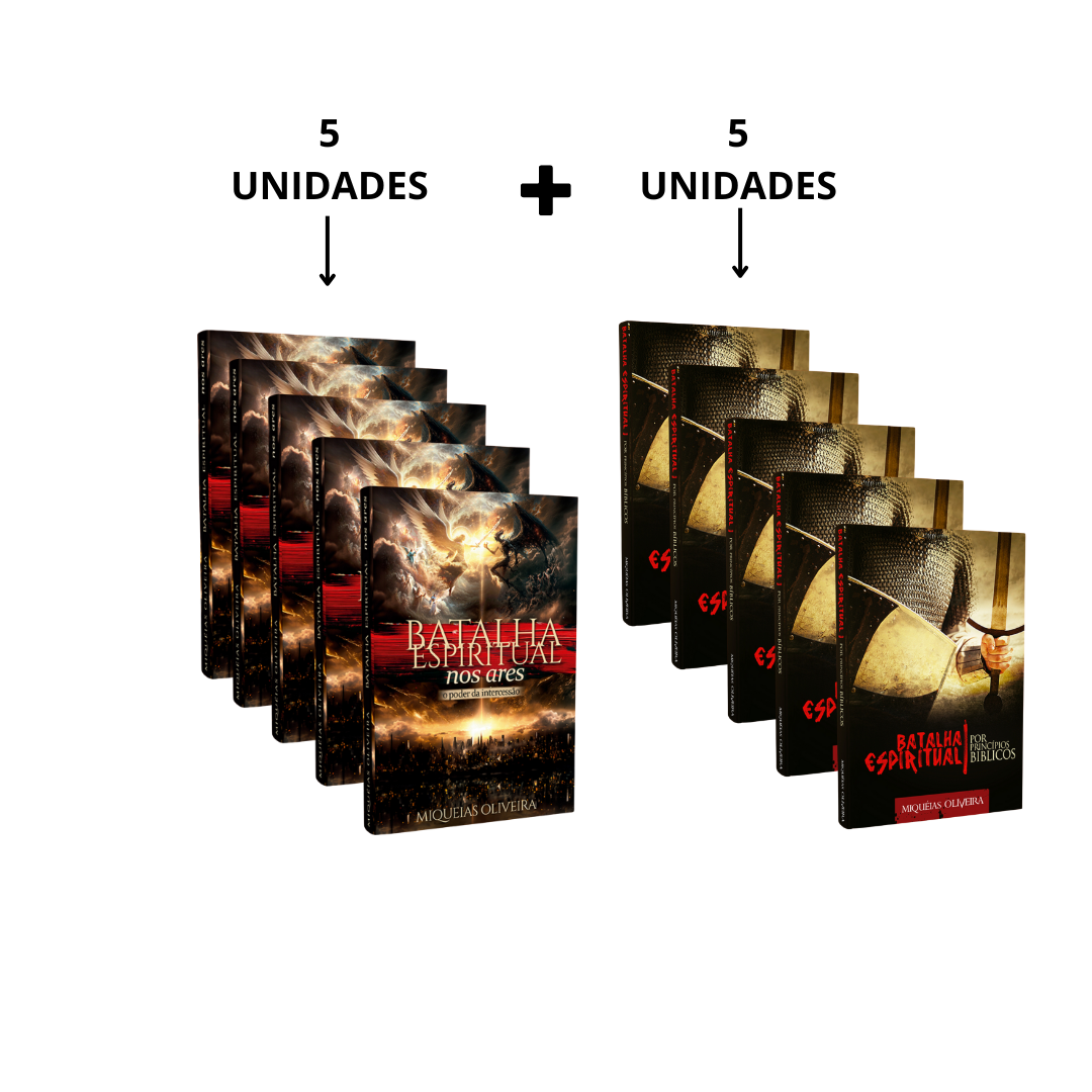 Combo 10 Livros - Miquéias Oliveira