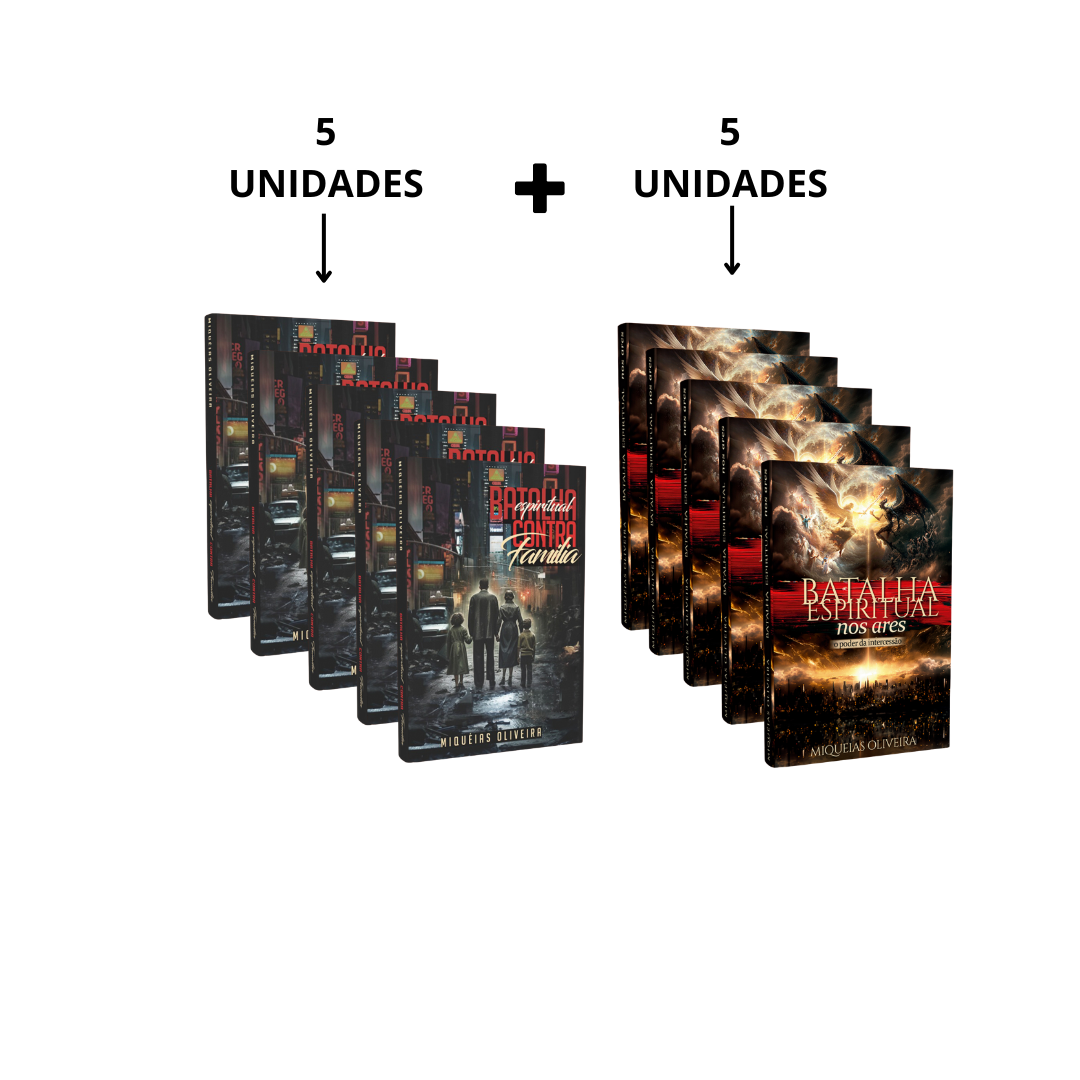 Combo 10 Livros - Miquéias Oliveira